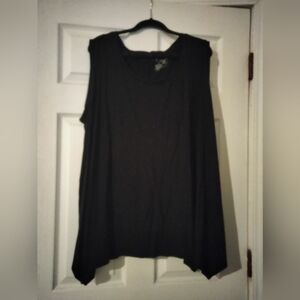 Terra & Sky, Swing Tank Top, 3X, Black